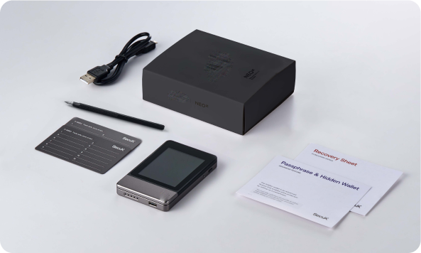 Blockhashor Neo-X what's in the box